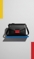 Structured Angular Crossbody Bag